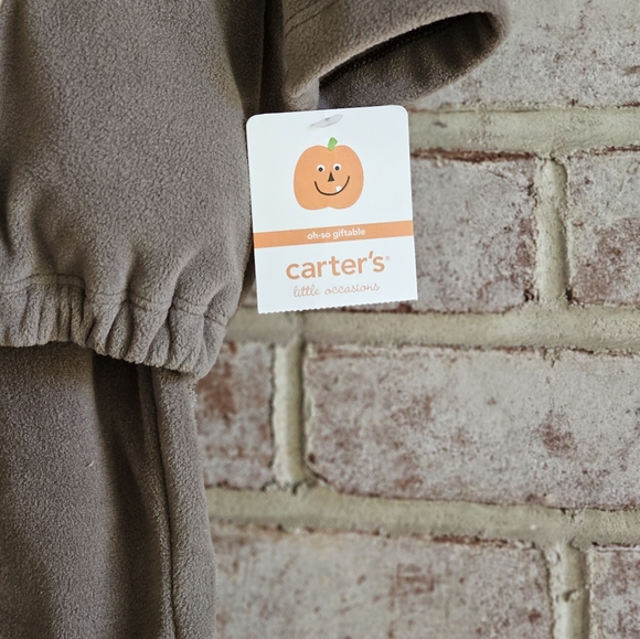 Carters PLUSH Monkey Boys Outfit Size 12 Months Warm Halloween Costume NWT - Picture 2 of 5